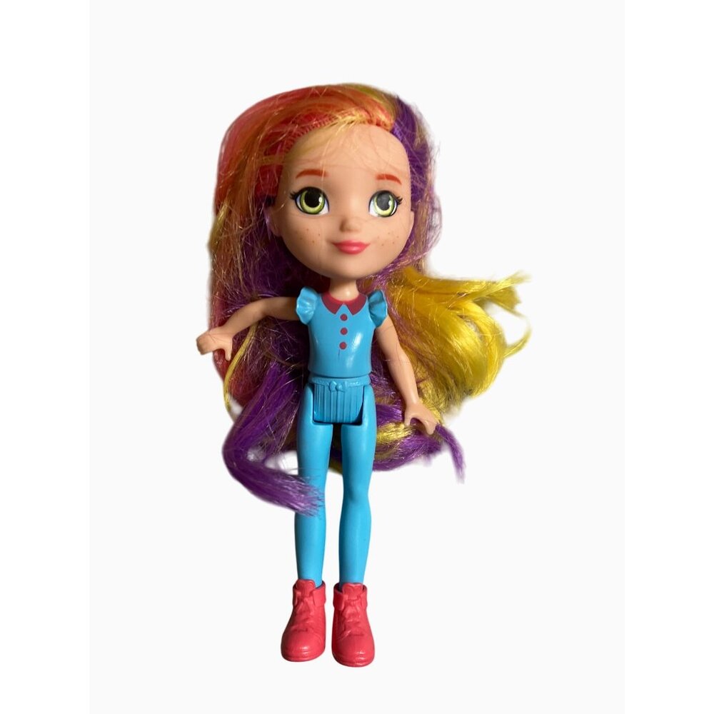 Mattel 6 Inch Sunny Day Doll Long Rainbow Hair 2017
